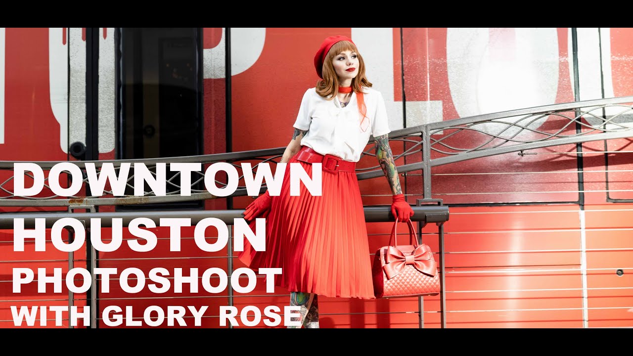 Photoshoot on Location | Behind The Scenes |Profoto A10 | Glory Rose in Red