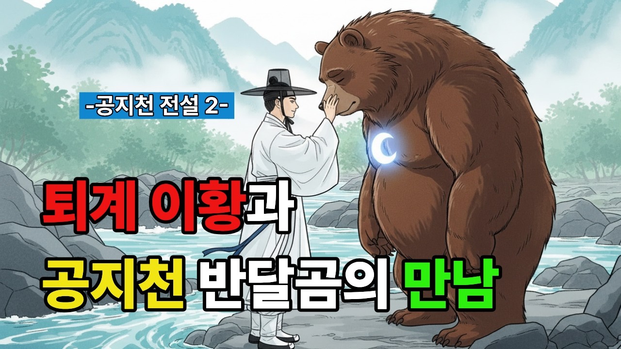퇴계이황과 공지천 영물 곰이야기. 공지천 전설 2 #옛날이야기 #퇴계이황
