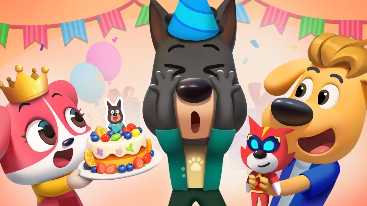Pesta Ulang Tahun Dobie🎂🎈 | Kartun Anak-anak | Kepala Polisi Labrador | BabyBus Bahasa Indonesia