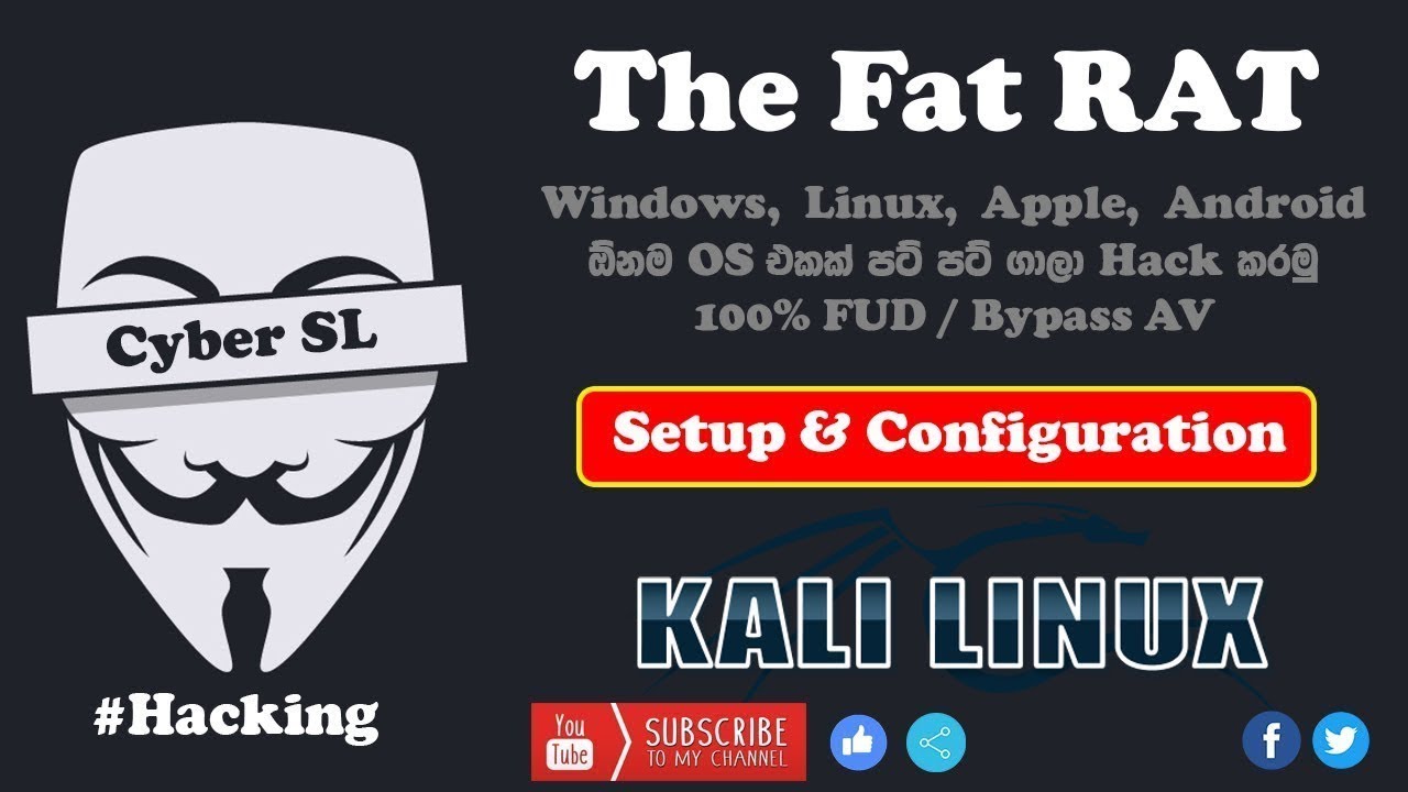 Sinhala The FatRat Hacking Tool 2019 #cybersl
