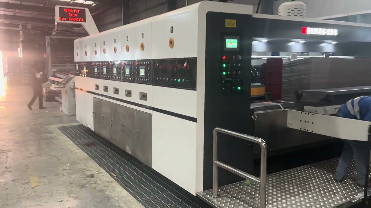  corrugated cardboard printing slotter and die cutter  machine             whatsapp +8613393397889