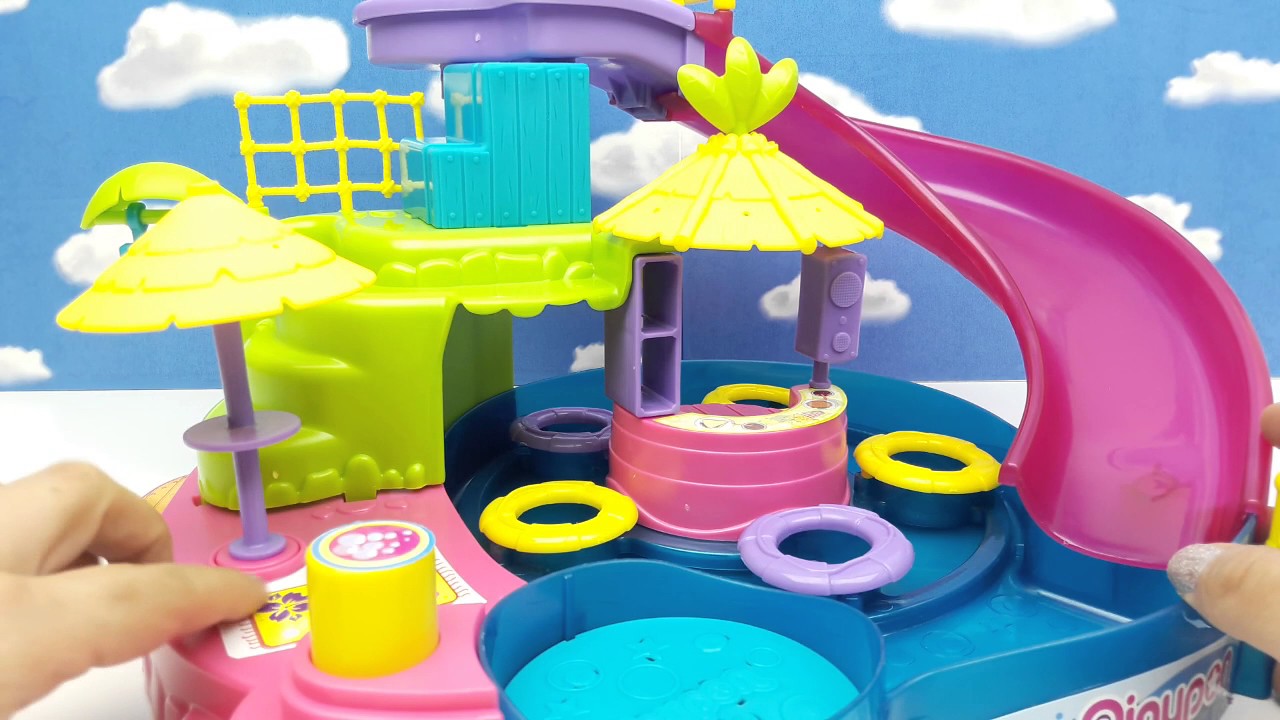 PINYPON PARCO ACQUATICO prima parte - giochi per bambine - divertimento assicurato con le Pinypon