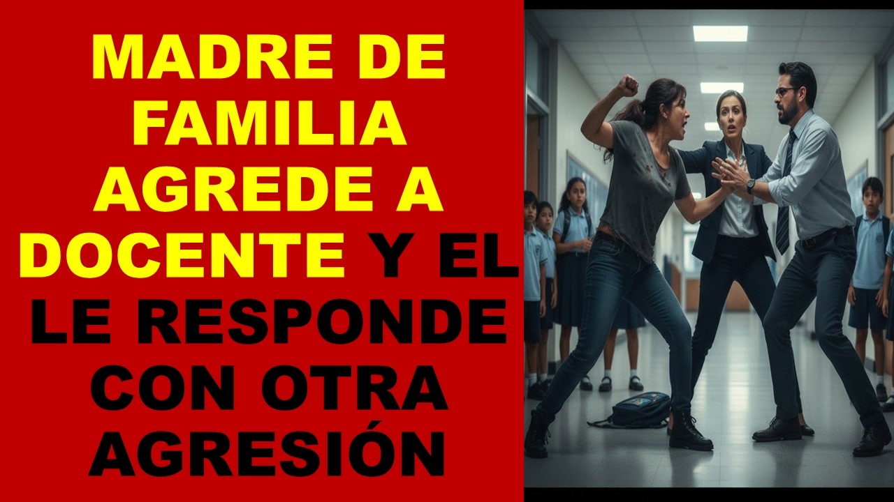 Soy Docente: MADRE DE FAMILIA AGREDE A DOCENTE Y EL LE RESPONDE CON OTRA AGRESIÓN