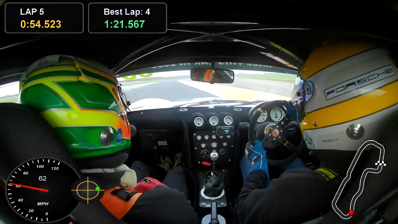 Ginetta G40 GRDC Track Day Experience Blyton Park Rick Second Session 18 Jan 2019