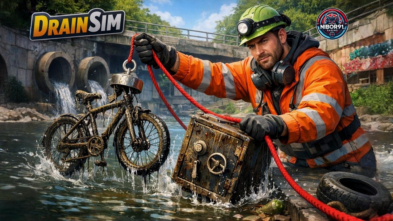 DrainSim #3 Erstmal gemütlich Magnetfischen !
