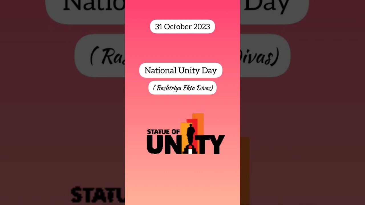 National Unity Day I Sardar Vallabhbhai Patel I important days | India | #shorts I #unity I #freedom
