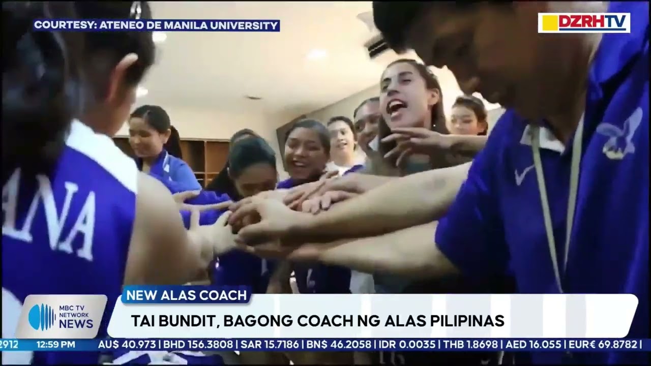 TAI BUNDIT, BAGONG COACH NG ALAS PILIPINAS