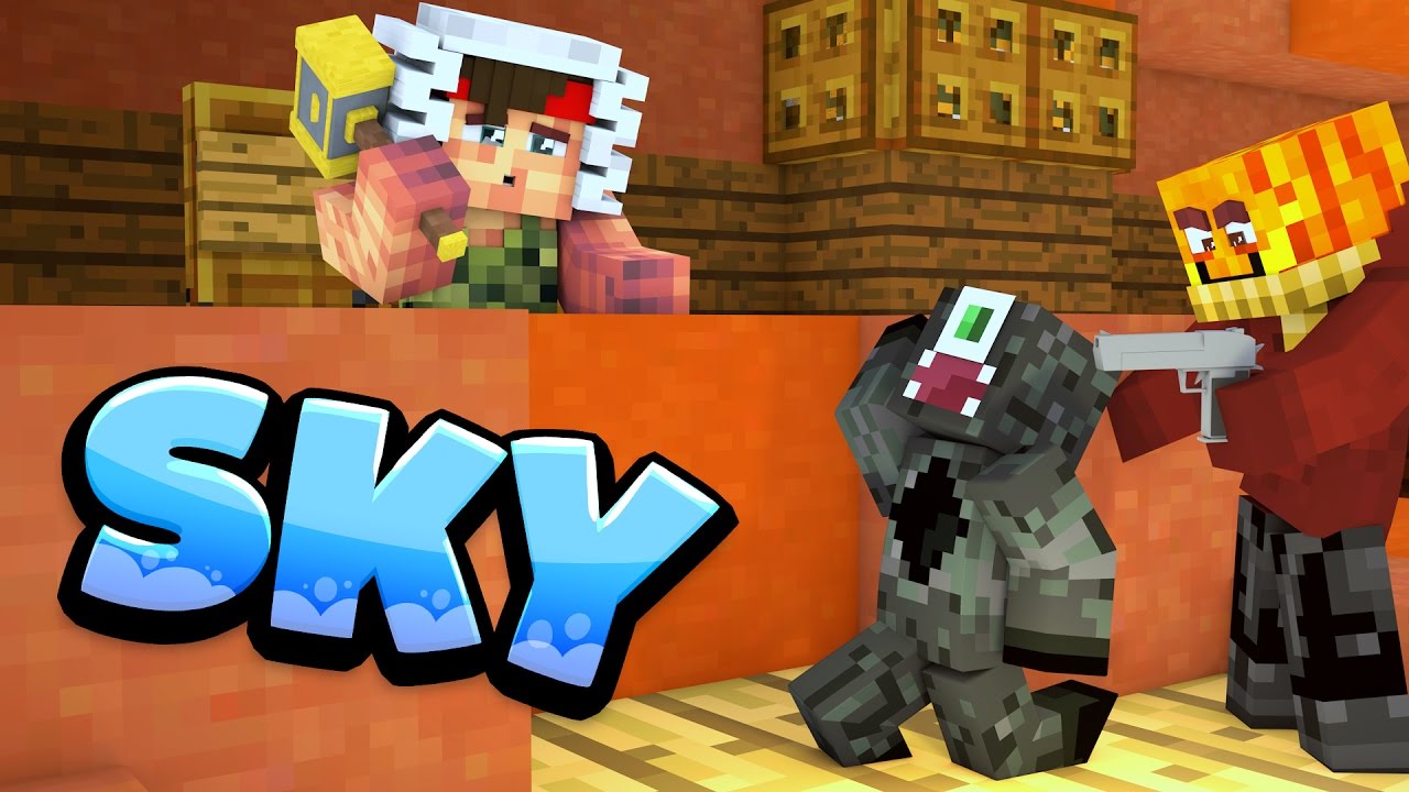 ICH MUSS VORS PALUTEN GERICHT & GTIME SPRENGT ALLES MINECRAFT SKY