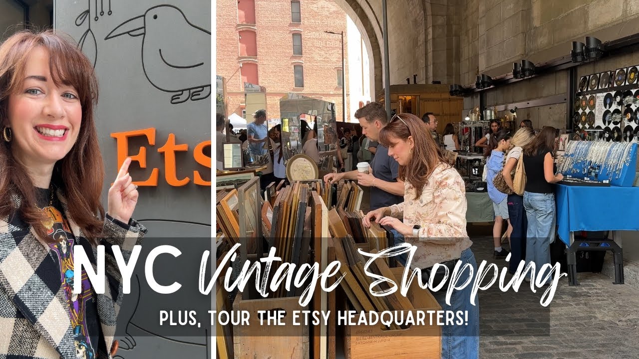 I went to the Etsy Headquarters! | NYC Vintage Shopping