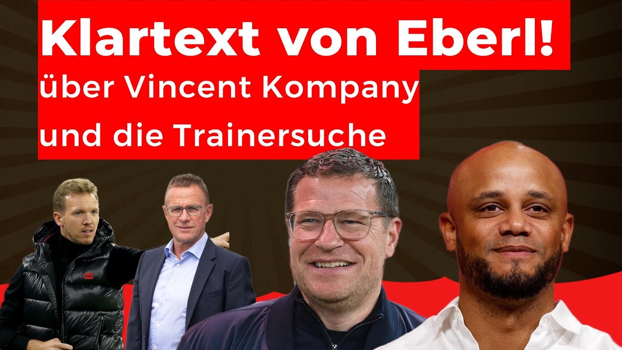 Max Eberl über Vincent Kompany und die Trainersuche #FCBAYERN #DOPPELPASS