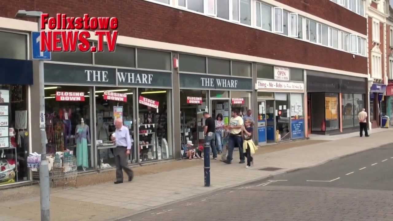Felixstowe town centre survey, 15 August 2013