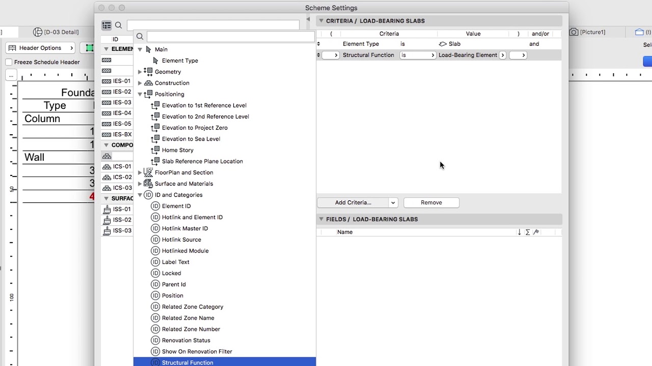 Component Lists - ARCHICAD Training Series 3 - 76/84