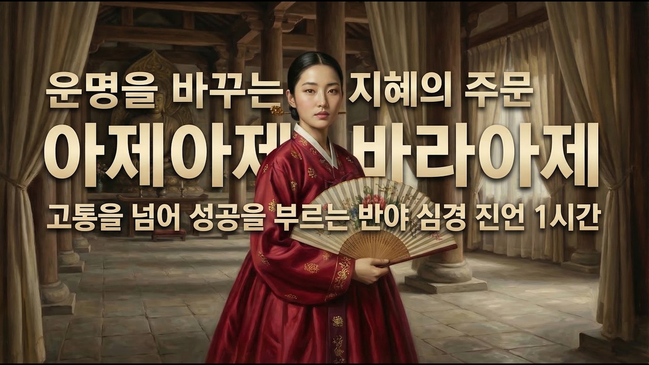 [반야심경 진언] 아제아제 바라아제 | 고통을 넘어 성공을 부르는 반야심경 진언 1시간