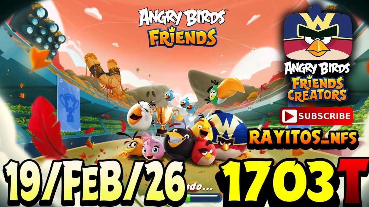 Angry Birds Friends All Levels Tournament 1703 Highscore POWER-UP walkthrough