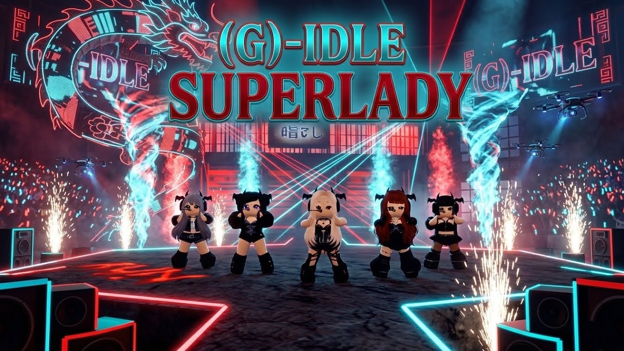 (여자)아이들((G)I-DLE) - 'Super Lady' | ROBLOX DANCE COVER