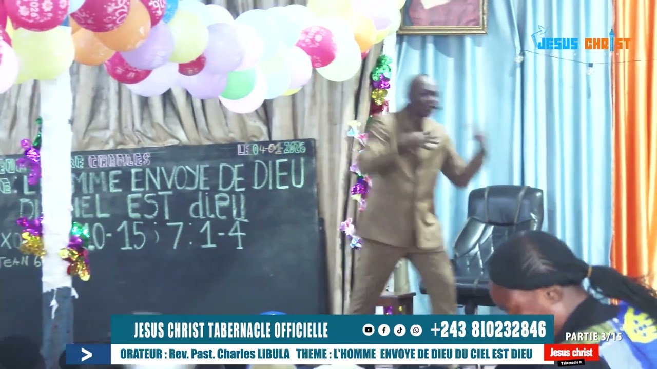 L'HOMME ENVOYÉ DE DIEU DU CIEL EST DIEU PARTIE 3 