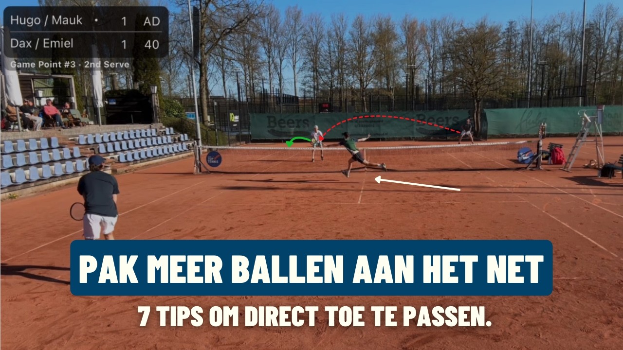 7 Tips om als Netspeler Meer Ballen te Pakken in het Dubbelspel | Tennis the World