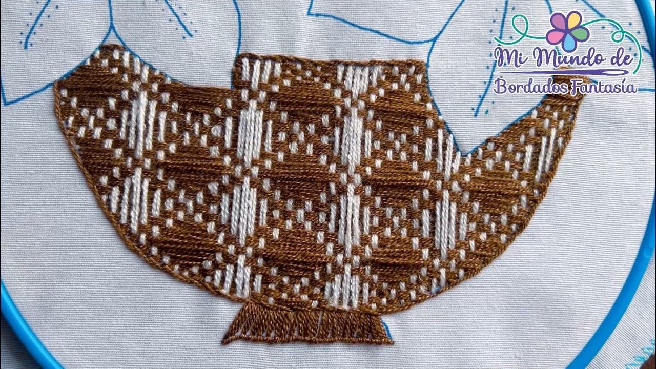 Bordado Fantasía Maceta 1 #bordado  #embroidery #manualidades