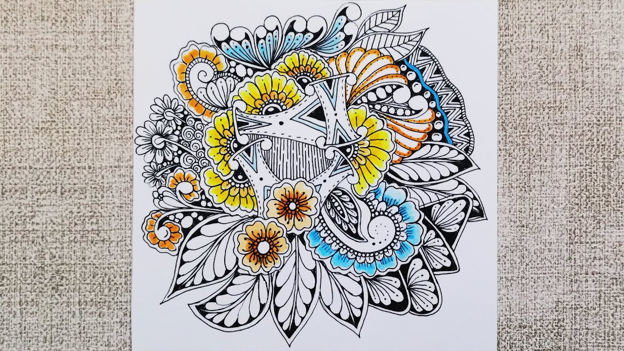 🌻 Пышный цветочный пир – Каждый лепесток таит вкус солнца | Zentangle Art