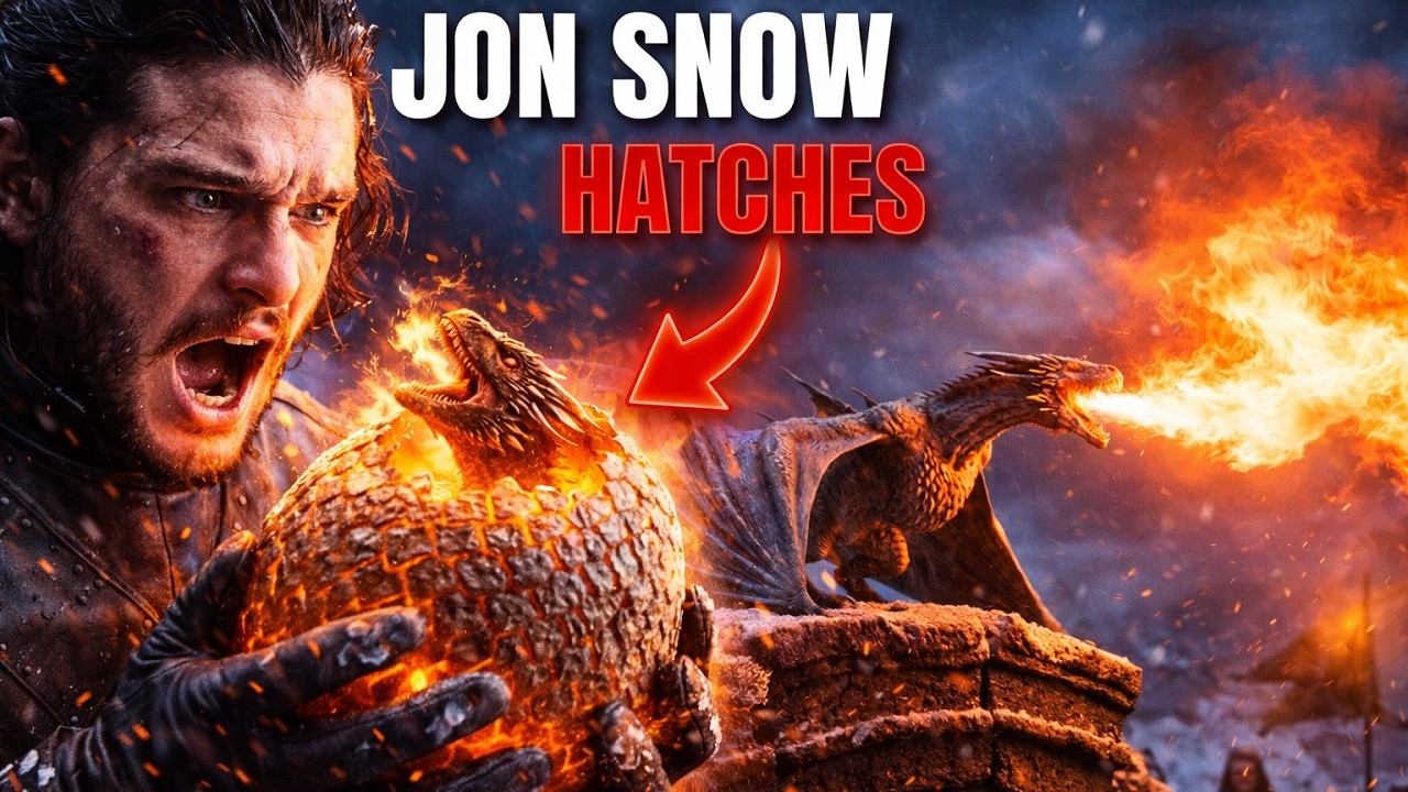 What If Jon Snow Hatched a Dragon at the 'Wall' | Cinematic