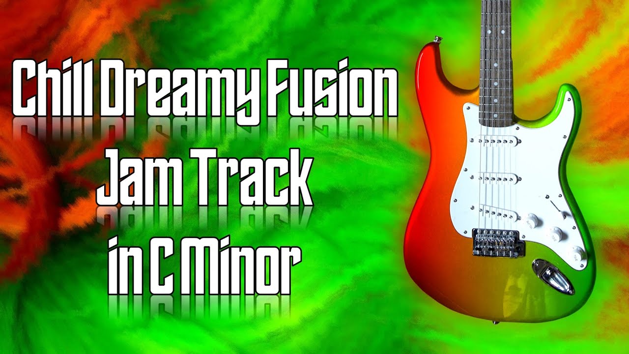 Chill Dreamy Fusion Jam Track in C Minor 🎸 Guitar Backing Track