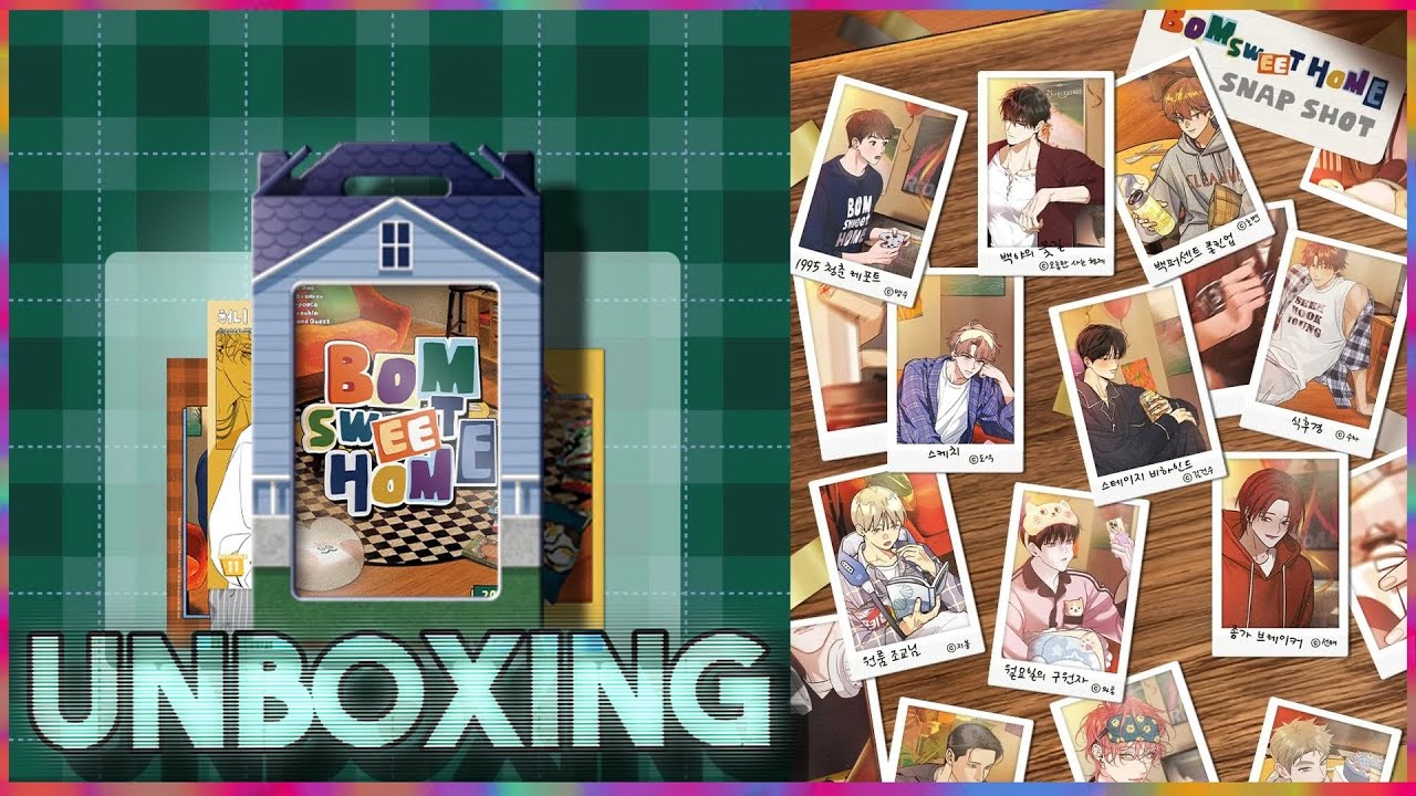 Распаковка подарочного набора BL Bomtoon Bom Sweet Home Season Greetings 2026.