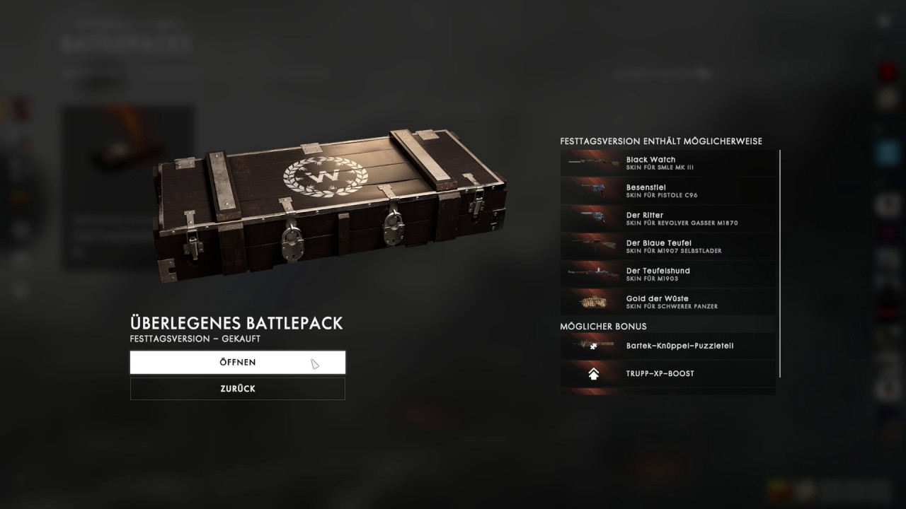 [BF1] Premium Battlepacks