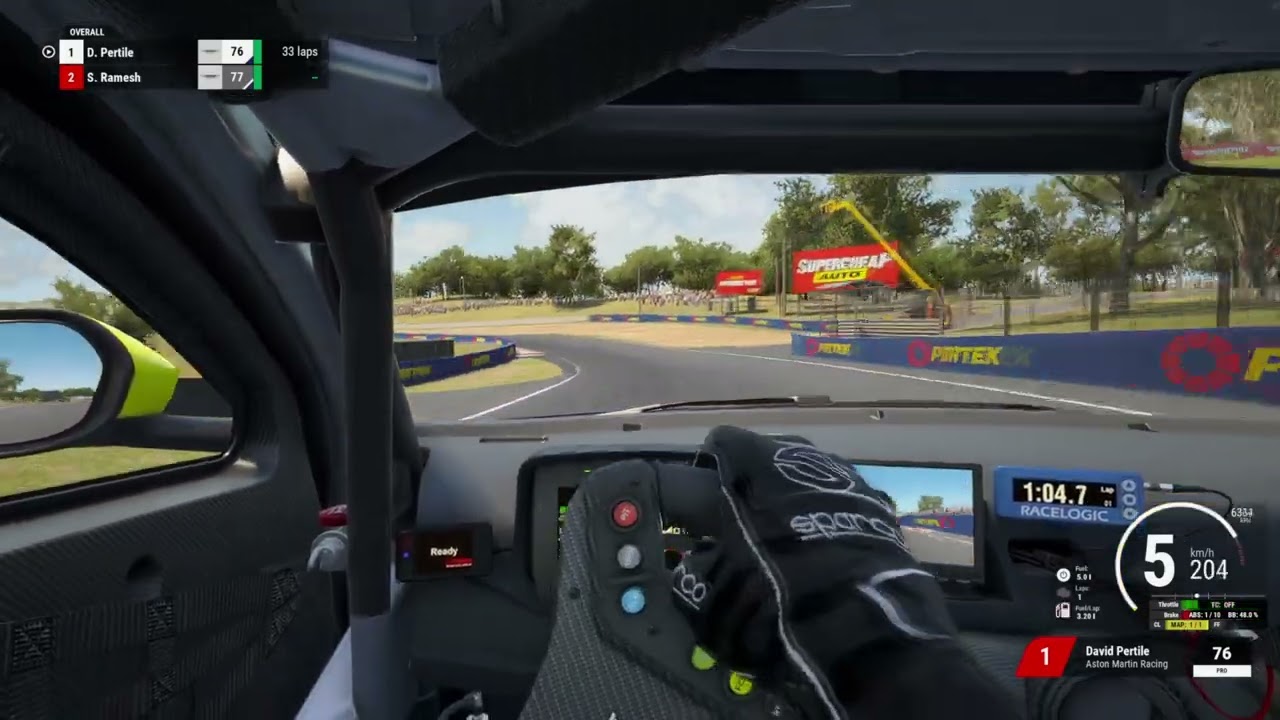 ACC Onboard Lap: Aston Martin V8 Vantage GT4 at Mount Panorama CDA4 QF