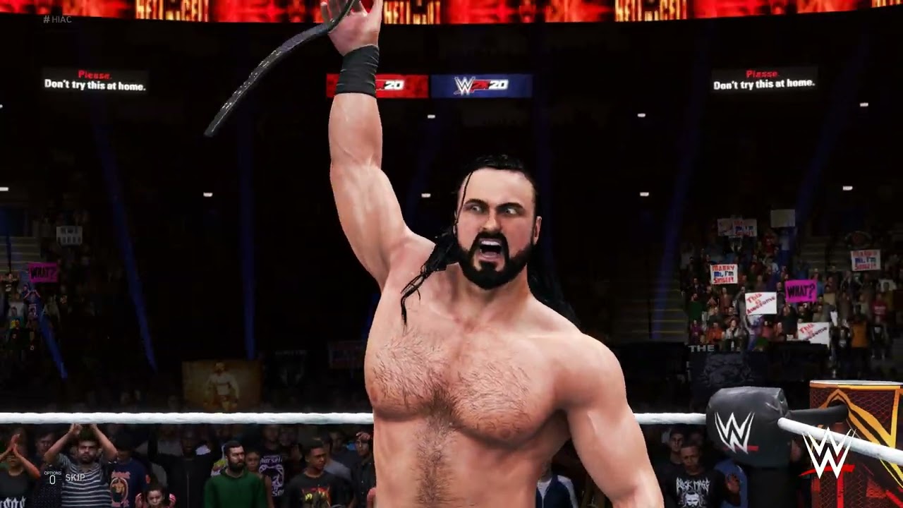 WWE 2K20 Roman Reigns vs Drew McIntyre WWE Championship Hell in a Cell 4 4K