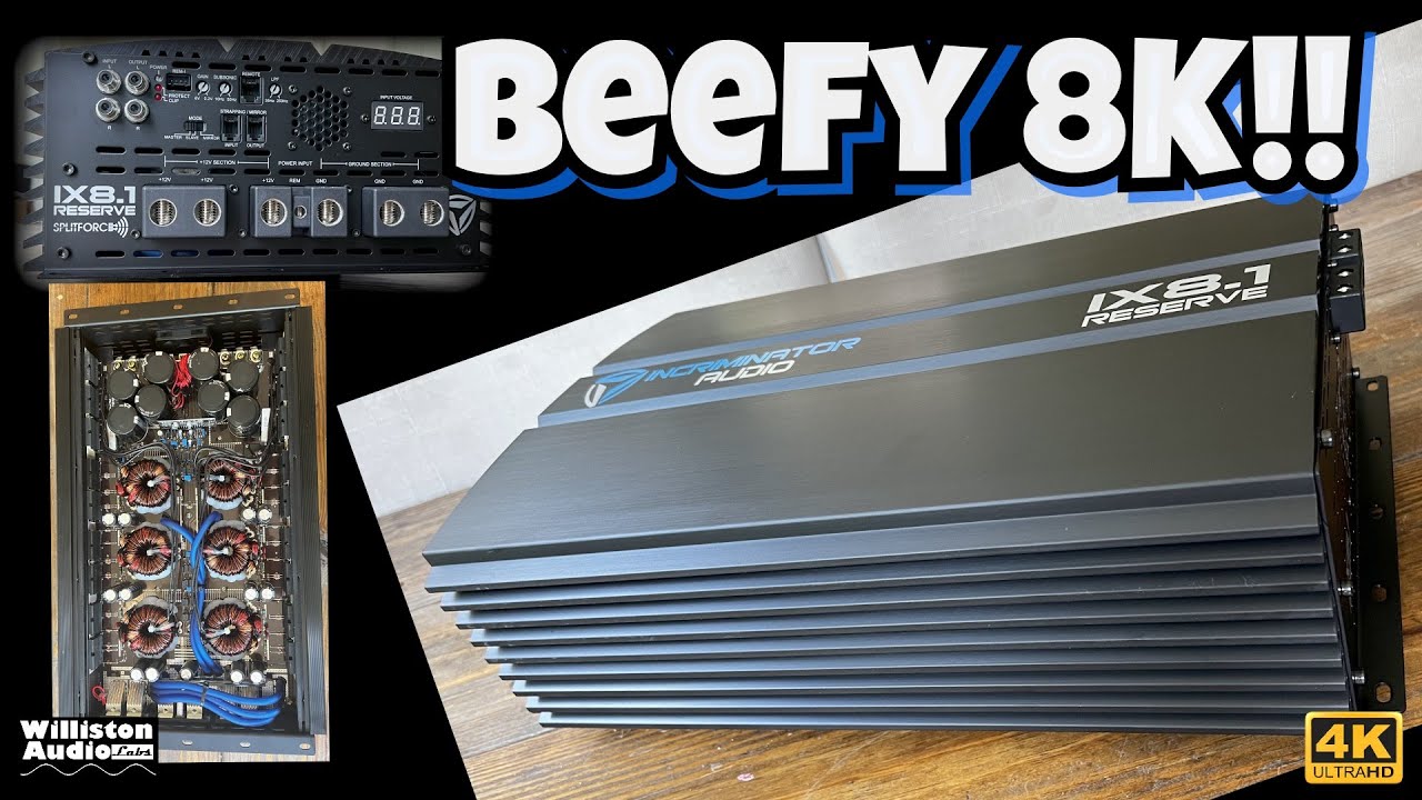 8K like ALL DAY? Incriminator Audio IX8.1 Keeps It's Cool and Pumps Out the POWER! [4K]