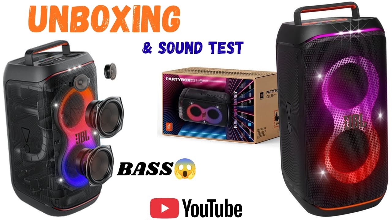 🔥 JBL PartyBox Club 120 Unboxing &ndash; The Bass SHOCKED Me! 😳🔥
