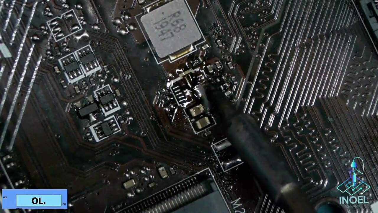 Corto en Fuente VCCSA QUEMADA MSI B365M-PRO VH_MS-7C31 Ver 1.0