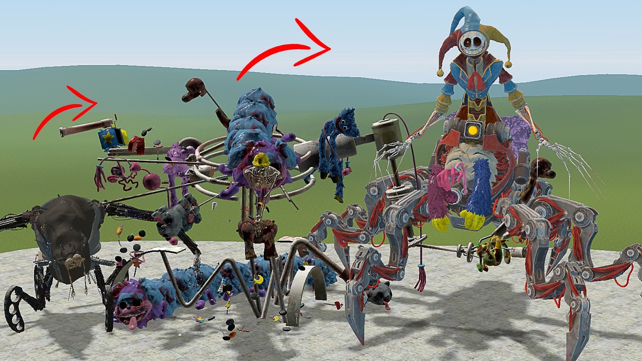New Evolution Of The Prototype Poppy Playtime Chapter 5 | Garry's Mod | The Final Boss Appears