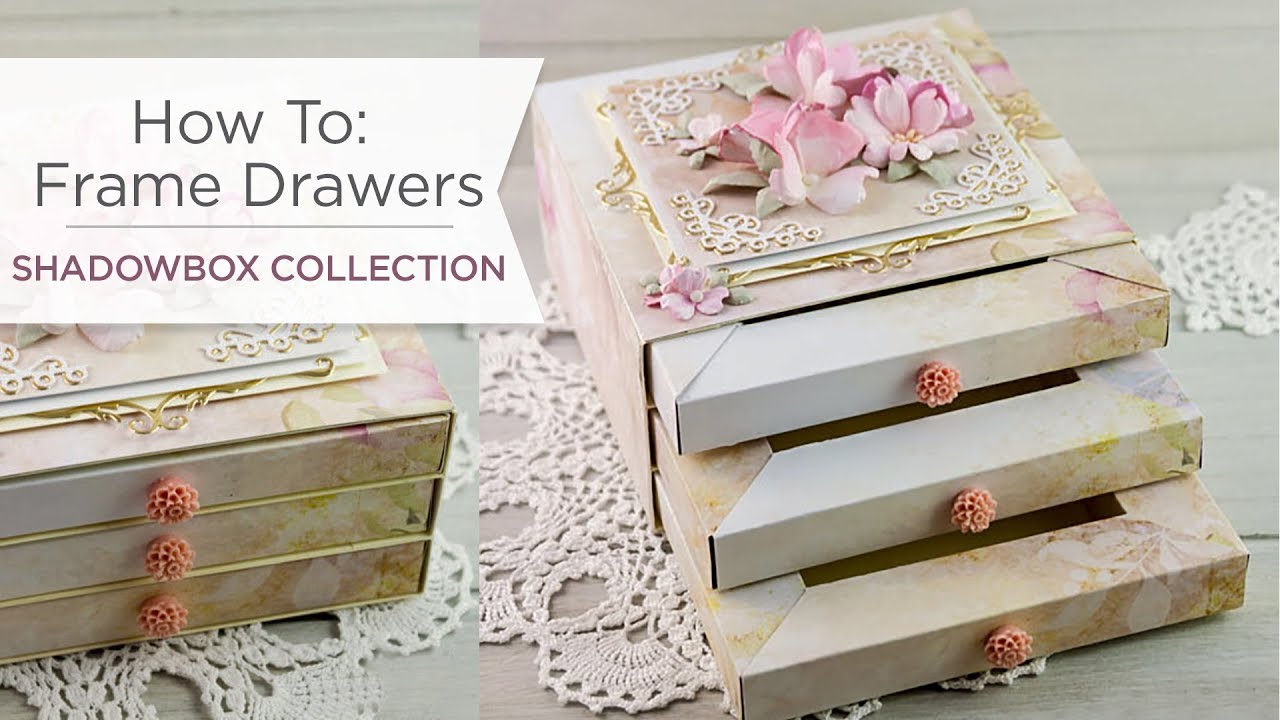 Shadowbox Collection by Becca Feeken - How to Make Box with Drawers