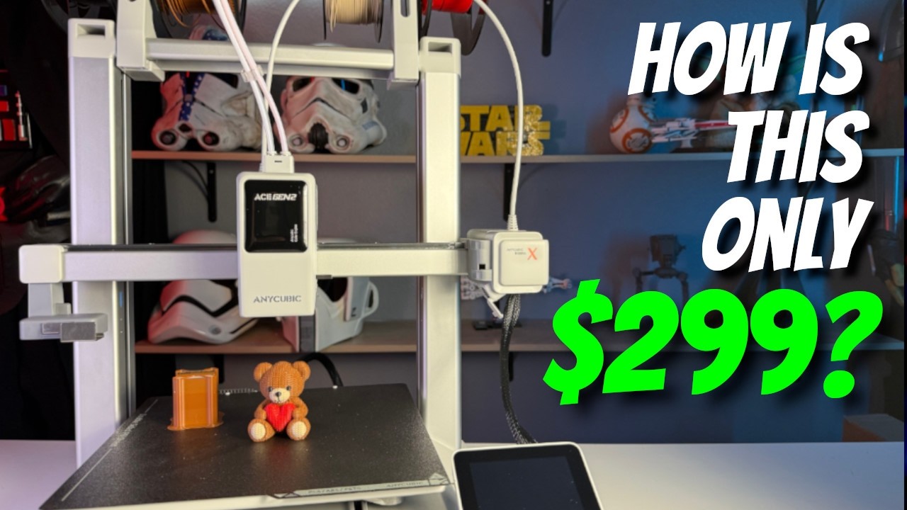Anycubic Kobra X First Impressions: 4 Color 3D Printer For Only $279?