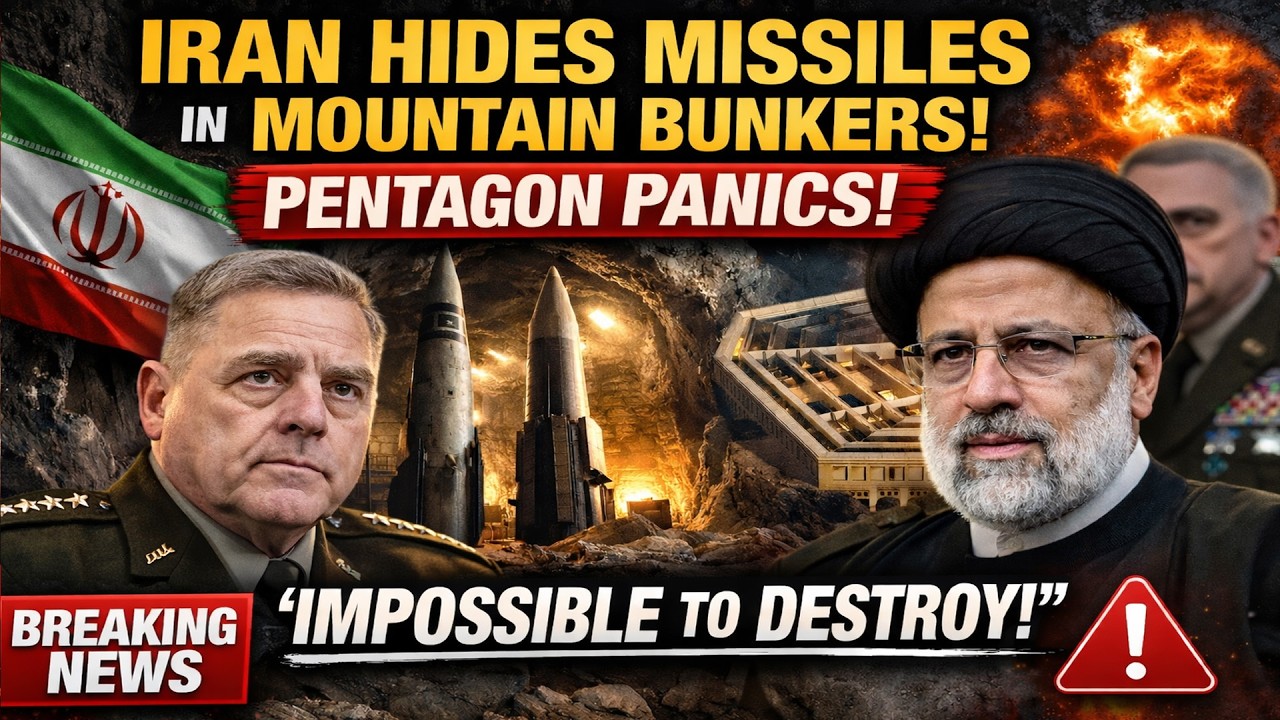 Iran Buries Missiles Deep in Mountains — Pentagon Admits They’re “IMPOSSIBLE TO DESTROY”