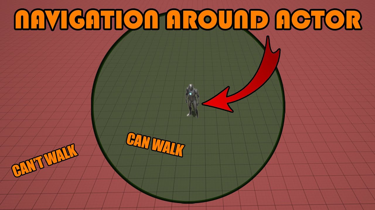 How To Use Navigation Invokers In Unreal Engine 4 and 5 (Tutorial) How To Use Nav Mesh On Large Maps
