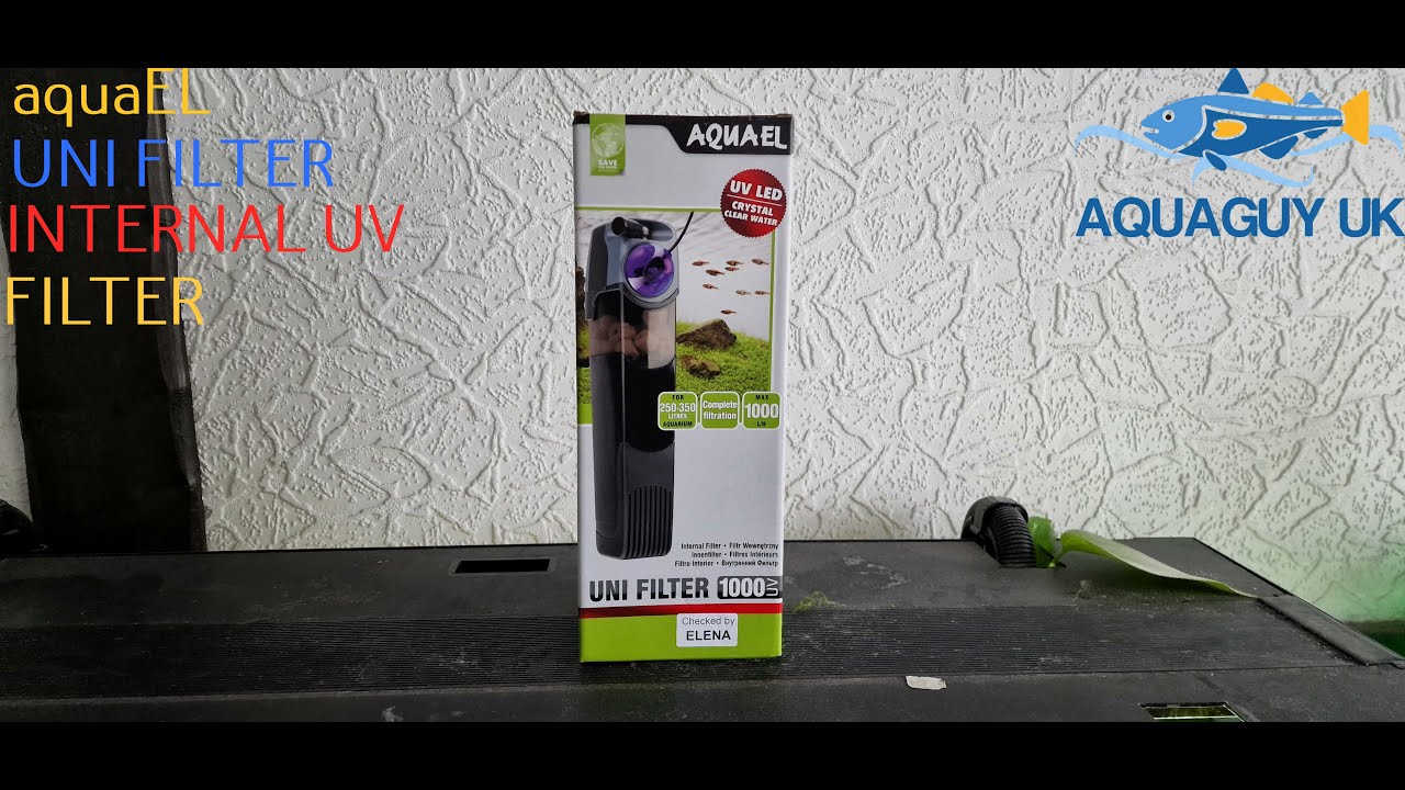 aquaEL uni internal aquarium filter with UV