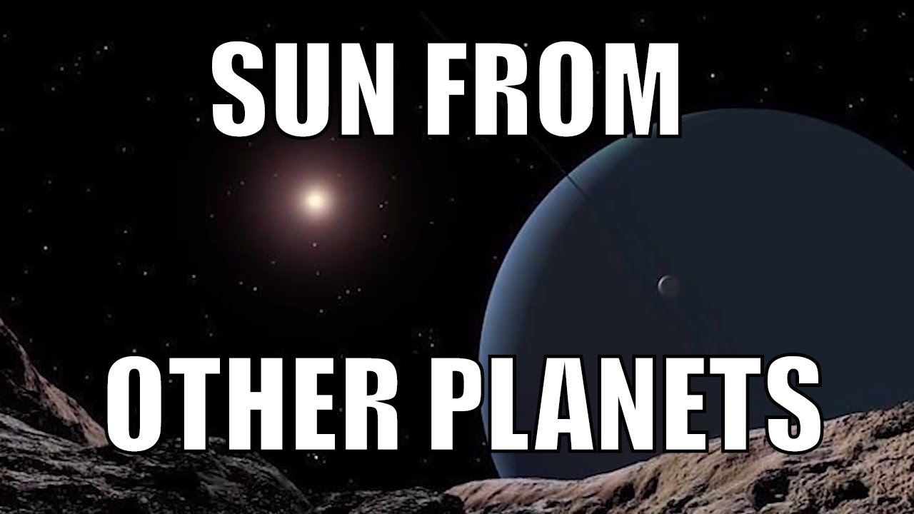 How Does The Sun Look Like from Other Planets? - Space Engine