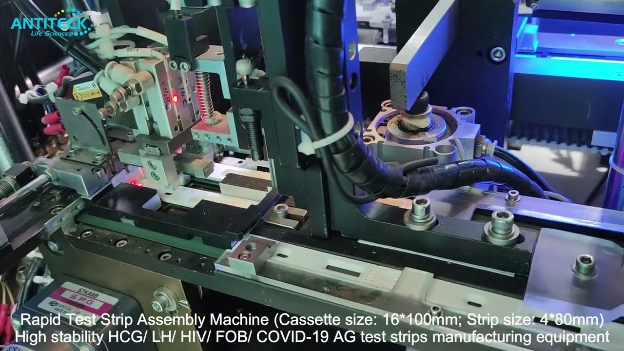 Rapid Test Kit Assembly Machine For HIV Test Kit And HCG Test Kit Large Scale Production - ANTITECK