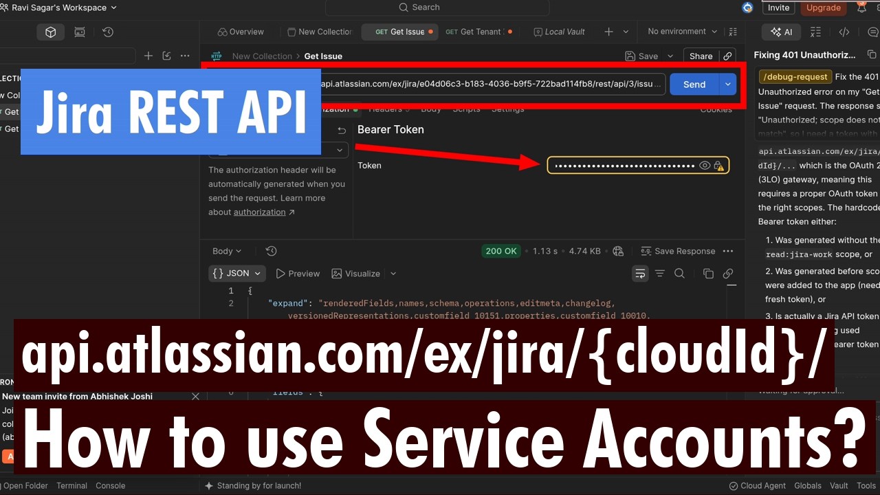 REST API в Jira Cloud &mdash; как использовать сервисные учетные записи?