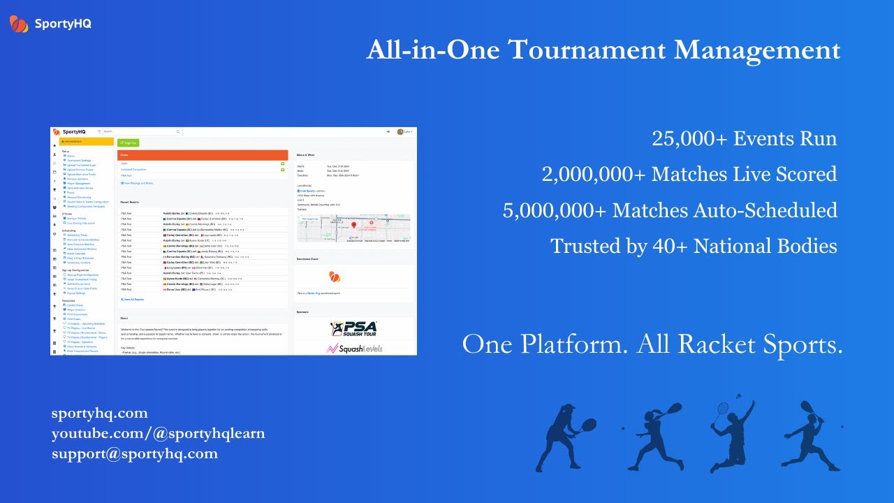 Effortless Tournament Management: Feature Overview