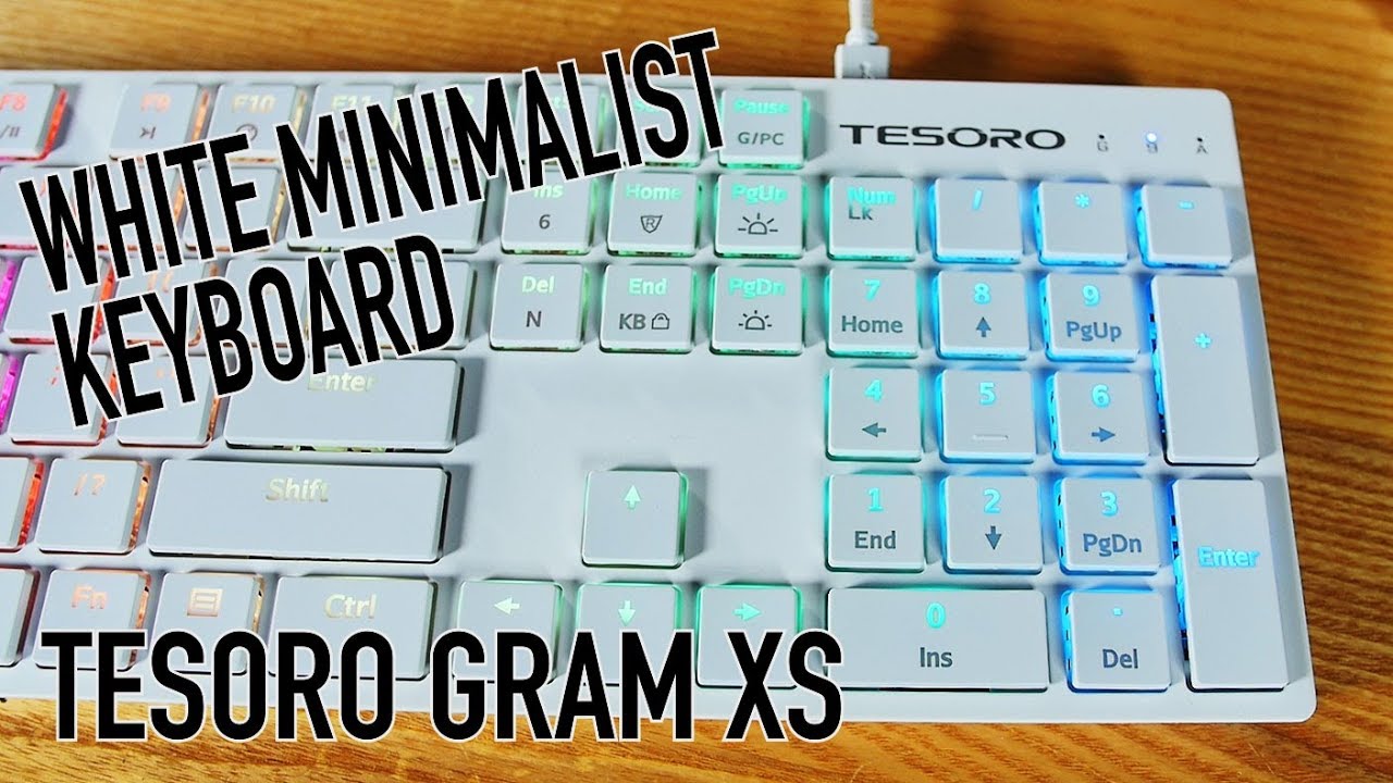 Chiclet Keys on a Gaming Keyboard | TESORO Gram XS