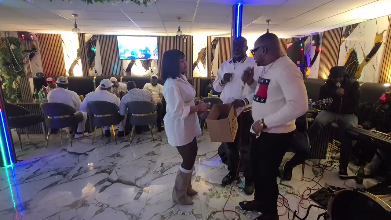 PRE BIRTHDAY CELEBRATION ELDER PRINCE ADE AROGUNDADE IN CHELTHAM HILL MANCHESTER UNITED KINGDOM. 