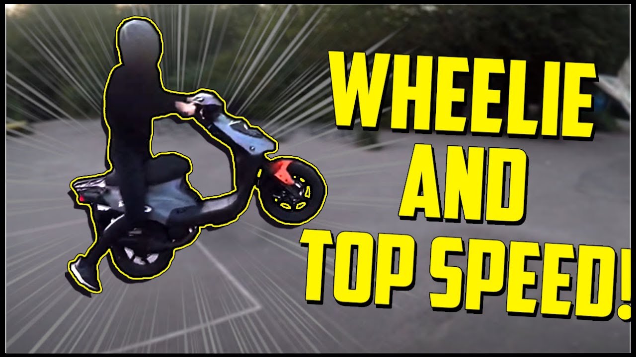 Knallert Tur #15 WHEELIE OG TOPFART PÅ HOT 50! Cruiser på Aprilia SX 50
