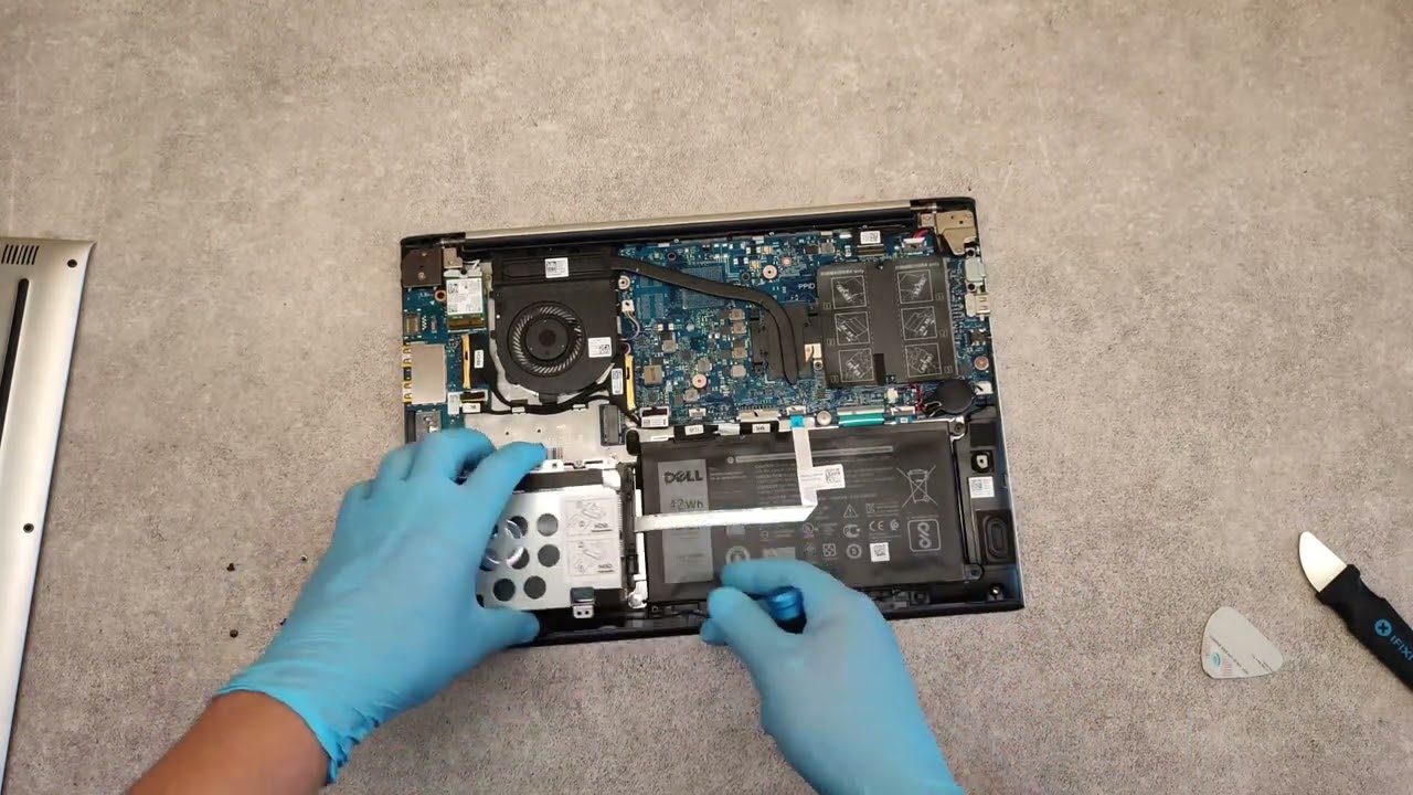 DELL VOSTRO 5471 PG88G DISASSEMBLY, RAM UPGRADE, SSD UPGRADE, FAN CLEANING, BATTERY REPLACEMENT