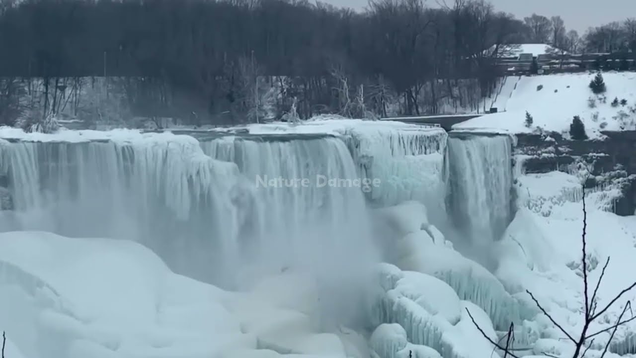 Chaos in Canada Today! Super Snow Storm Causing Closed Road, School, Buries Homes in Ontario