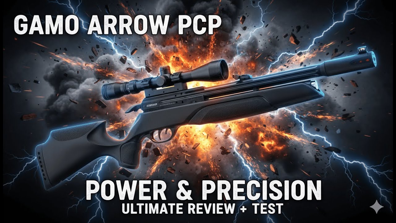 GAMO ARROW PCP 5.5: Potencia y Precisión a Otro Nivel 💥 | Test Real con 3 Tipos de Balines