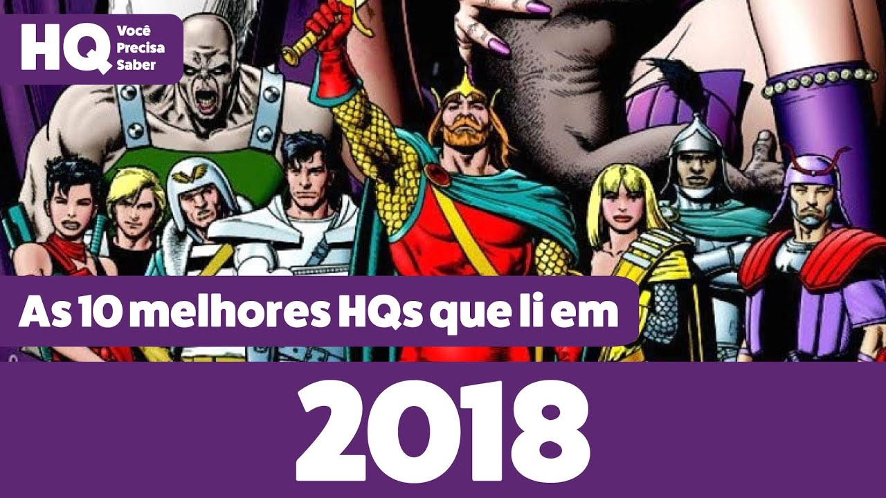 As 10 melhores HQs que eu li em... 2018