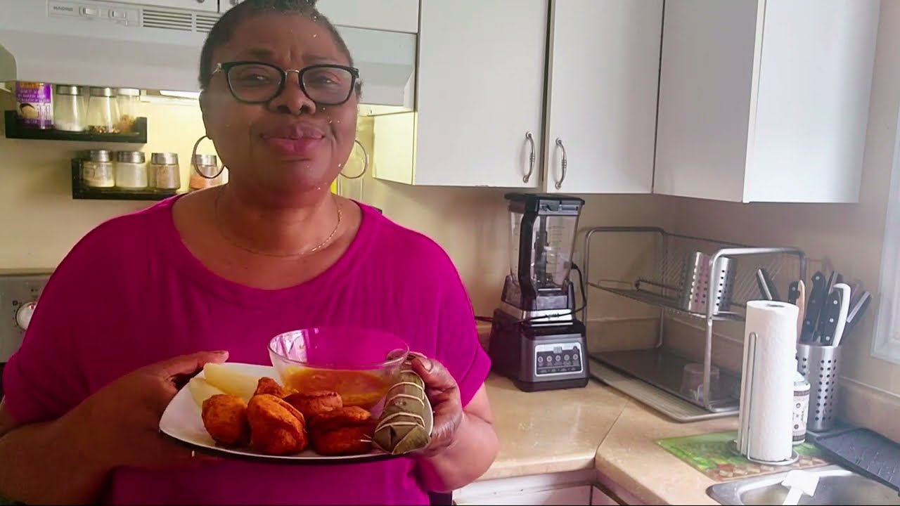 Baton de manioc avec beignets de haricots blancs aux yeux noirs - Partie 2